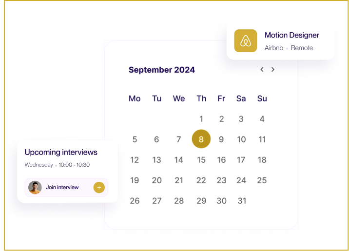 Scheduling interview & select candidate